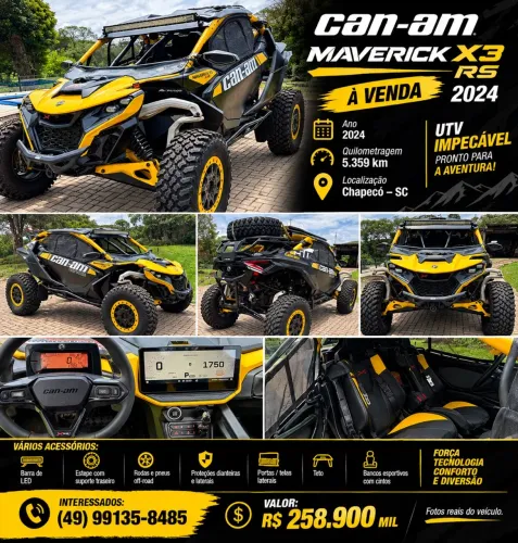 UTV Can am Maverick R 24