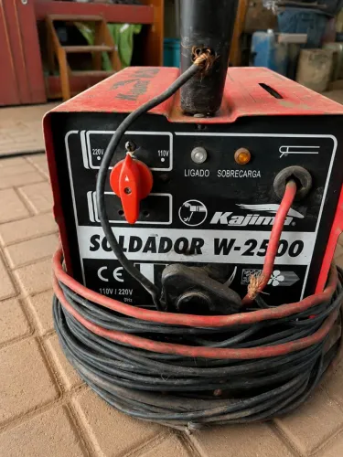 Máquina de Solda Kajima W-2500 Bivolt 110/220V - Funcionando - Uso Profissional