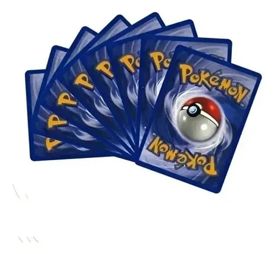 KIT POKÉMON 50 CARTAS TCG ORIGINAL EM PERFEITO ESTADO