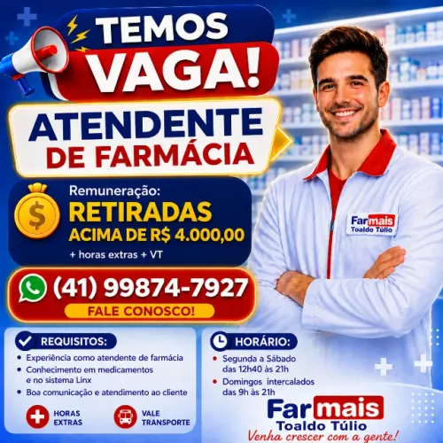 Atendente de Farmácia