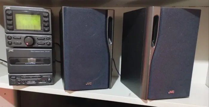 Microcomponet System JVC UX A5 com controle remoto