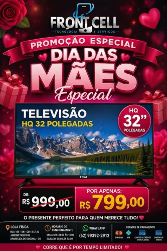 TELEVISÃO HQ 32 POELGADAS NOVA LACRADA