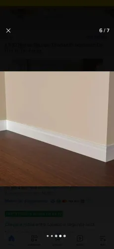 Rodapé drywall 