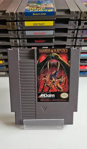 Jogo Swords and Serpents para NES Nintendinho 8bits