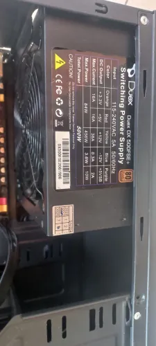 Fonte 500w 80 plus