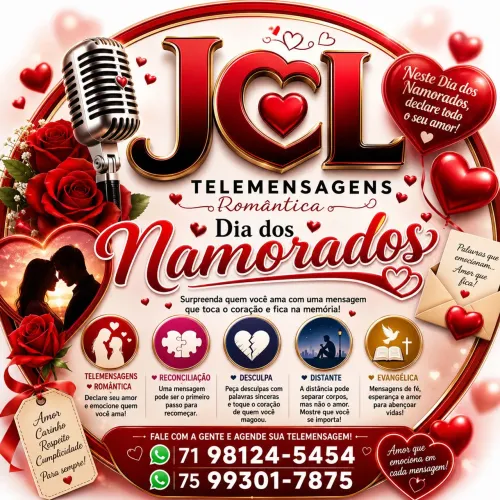 Telemensagens para o dia dos Namorados 