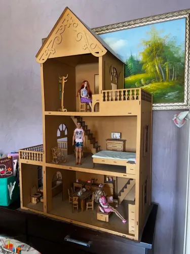 Casa da Barbie MDF com 160cm altura 