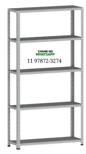 Estante em aço composto por 5 bandejas