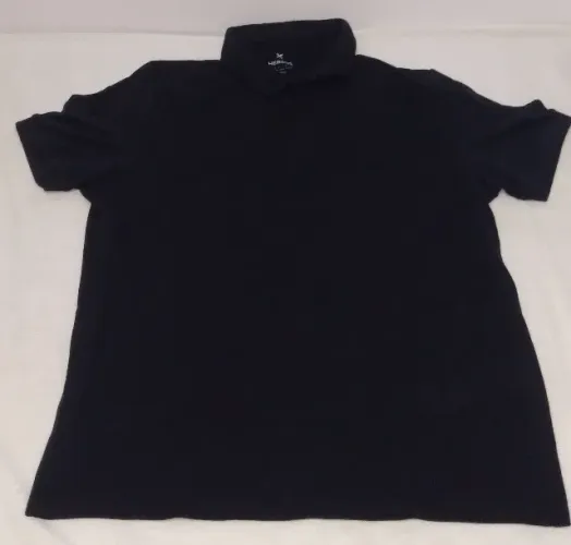 Camisa Polo Hering Masculina Manga Curta Em Piquet - Azul Escuro - M