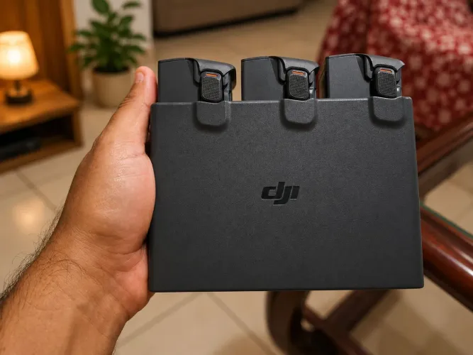 Hub de carregamento com 3 baterias originais DJI avata 2