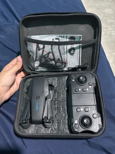 mini drone com câmera 4k preto