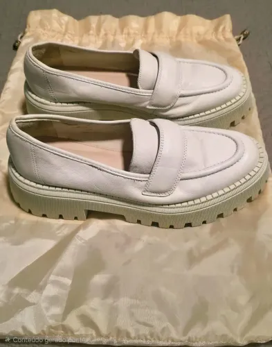 Sapato Mocassim Arezzo - Tam 36 BR