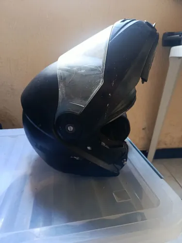 Capacete Moto Articulado Preto