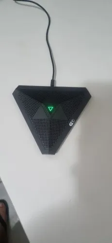 Microfone De Mesa Para Conferência Condensador Omnidirecional Usb 360 Graus - U Maisu