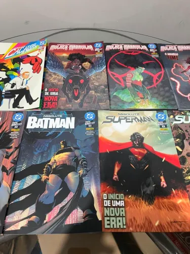 Pacote HQs Universo Absolute ( Panini ) Batman 1-3 , Super 1-3 , MM 1-3 , Caçador Marte1-2