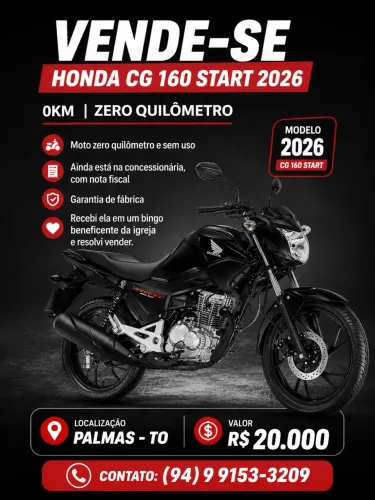 Honda CG 160 Start Zero Km
