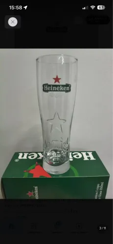 Copo tulipa Heineken 