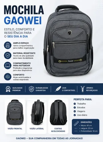 Mochila masculina