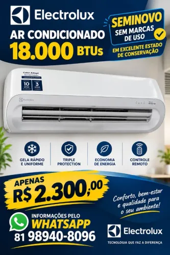 Ar condicionado 18Milbtus Eletrolux