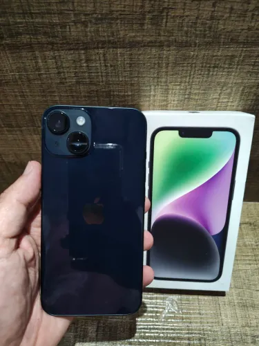 iPhone 14 novinho na garantia nota fiscal 256gb