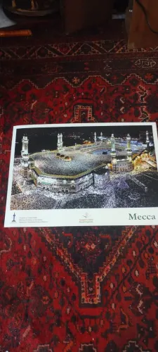 Pôster de Mecca, papel de alta gramatura, 49 x 68 cm