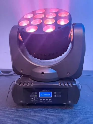 Iluminação Moving Wash beam potente