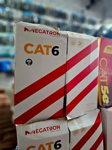 Cabo CAT6 -  100% cobre ( whatsapp na descrição) . 