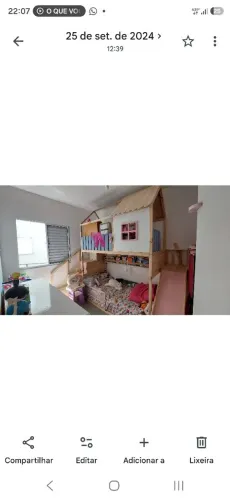 Cama planejada casinha montessoriana