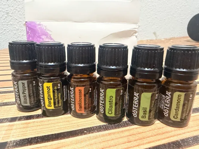 Óleos da terra lacrados 