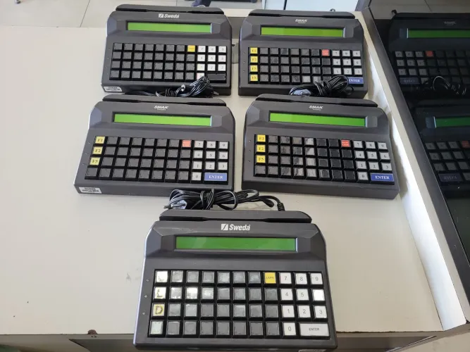 Teclado Óptico Programável 44 Teclas Smak Com Display Pdv