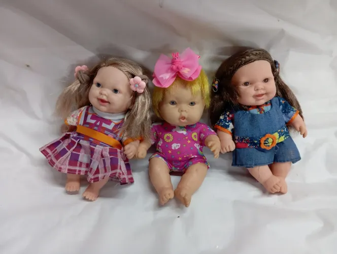 Lote de boneca Chiquititas, carinha de anjo (7-9