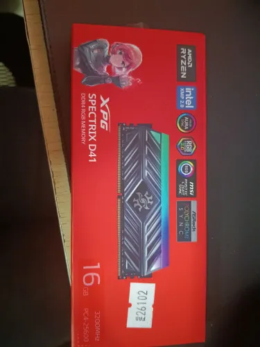 Memória ram 1x16gb ddr4