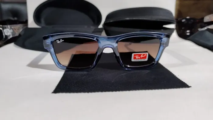 Óculos Ray ban acrílico unissex azul