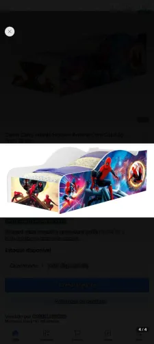 Mini Cama Homem Aranha