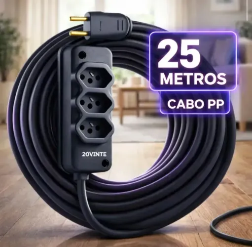 Extensão elétrica 25 metros 