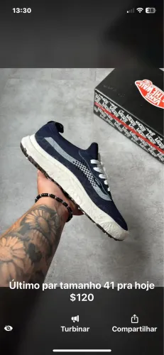 Tênis vans meia tamanho 41 