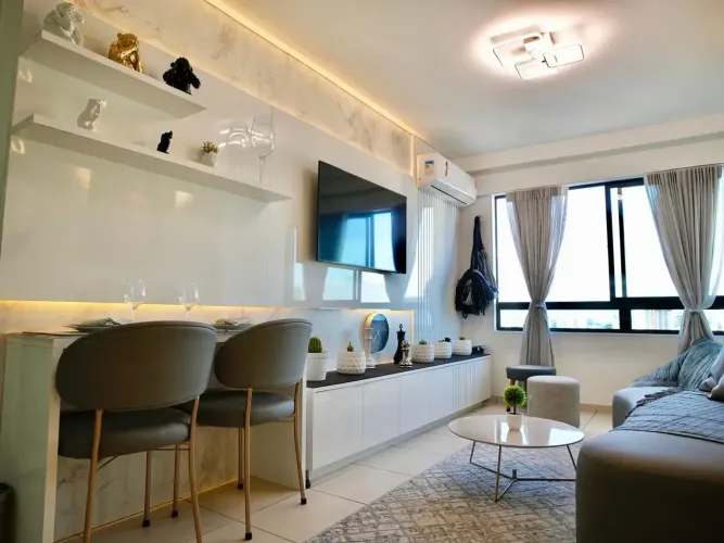 Apartamento mobiliado para alugar 1 quarto em Candeias - Jaboatão dos Guararapes - PE