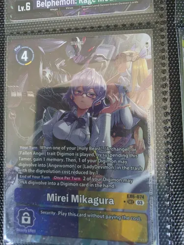 Digimon card Mirei Mikagura (Alternate Art) (EX6-074-AA)