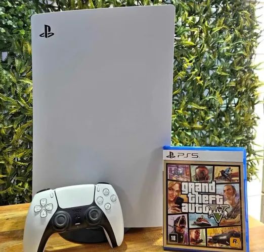 Playstation 5 Fat 825Gb Sony Midia Fisica Semi Novo