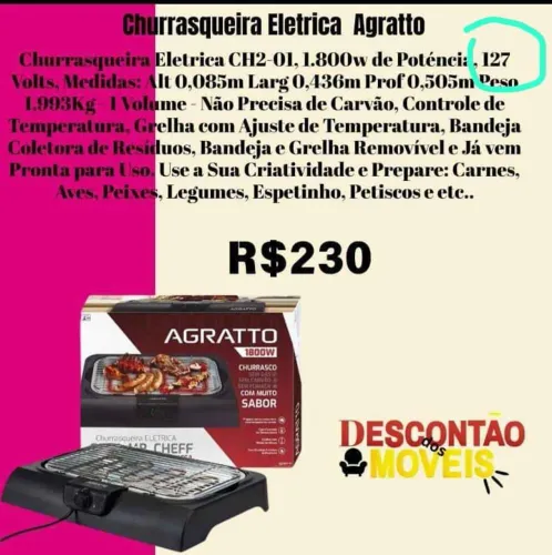 Churrasqueira elétrica
