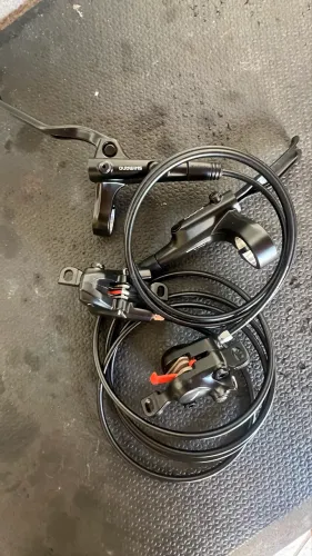 Freios disco hidráulico shimano mt200