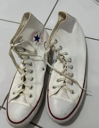 All Star Cano Alto Branco Original 42/43