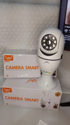 Câmera Lâmpada 360 Wifi Instalação Fácil Pix-Link Cam - Segurança Completa