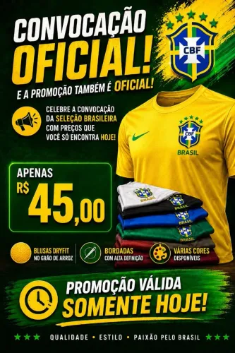 CAMISAS DO BRASIL!!!