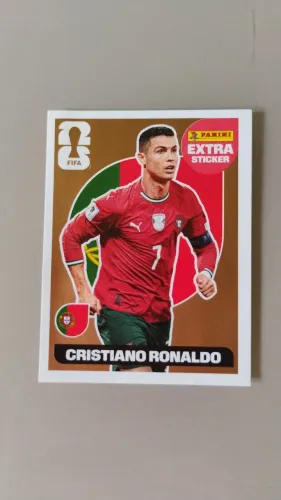 Figurinha CR7 bronze