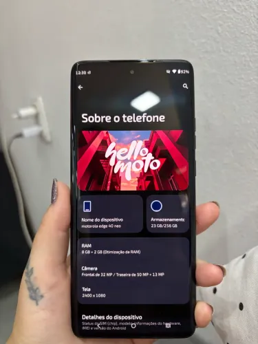 Celular moto edge 40 neo