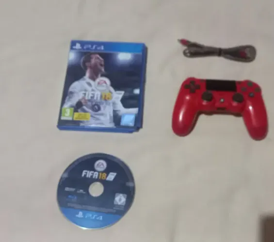 Controle ps4 original mais jogo