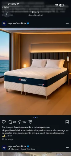 Colchão Nipponflex magnético com massageador