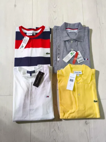 Lote 4 Camisas Polo Novas Masculina Tommy Hilfiger Tam P e M