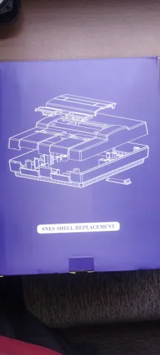? CARCAÇA PARA NINTENDO SNES - ROXA ? | NOVA